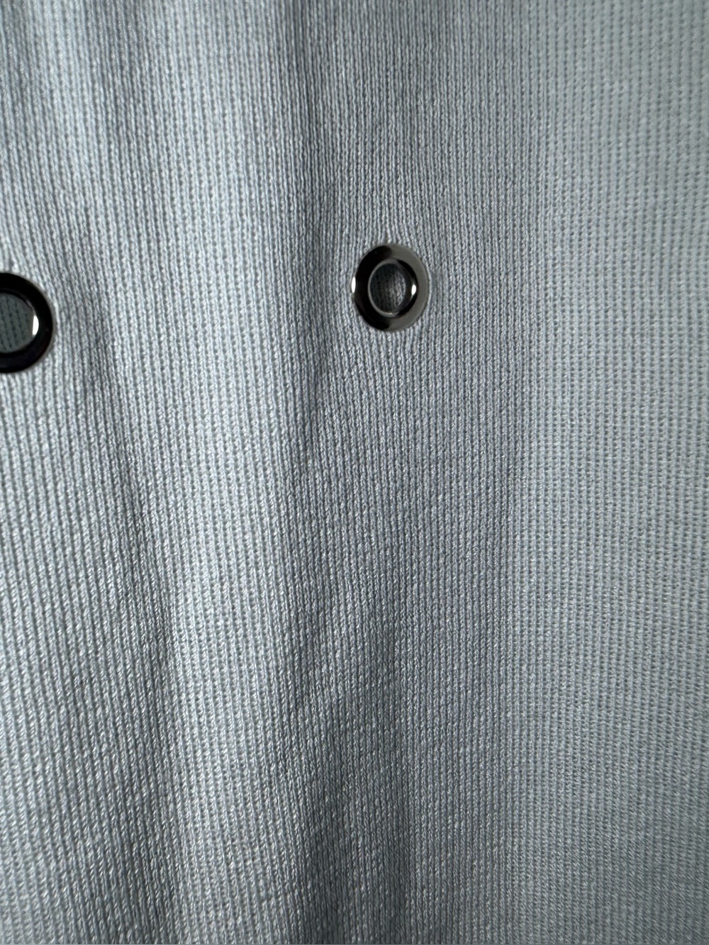 Escada Margaretha Ley Vintage Gray Buttoned Cardigan Large Silver Grommets Italy - Picture 12 of 16